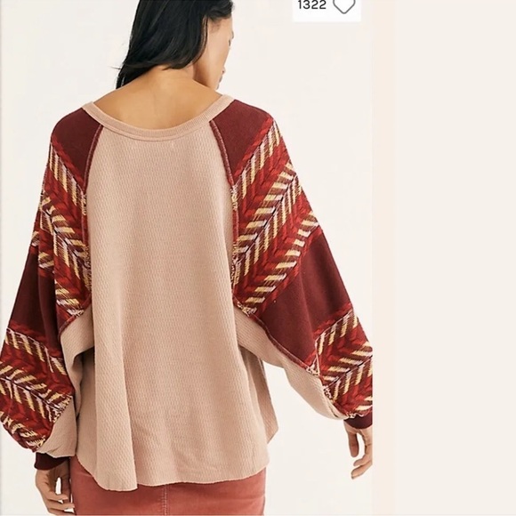 Free People We The Free Rainbow Dreams Pullover Knit Top Size Small - Picture 2 of 13